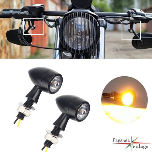 2pcs led mini bullet amber - bullet,