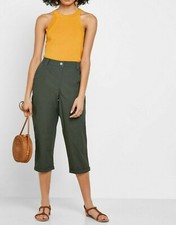 Womens Ex Dorothy Perkins 3/4 Quarter Capri Trouser Pants Cropped Ladies Shorts
