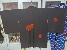 Haori65 Japanese Vintage Kimono Haori Jacket Akatemari Chiroi