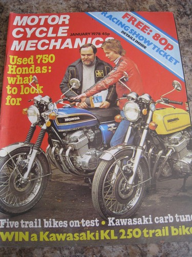 Motor cycle mechanics jan 1978 - motor,