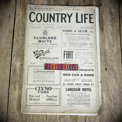 Country life magazine jan 29th - magazine,