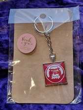Handmade Silver Coloured Red