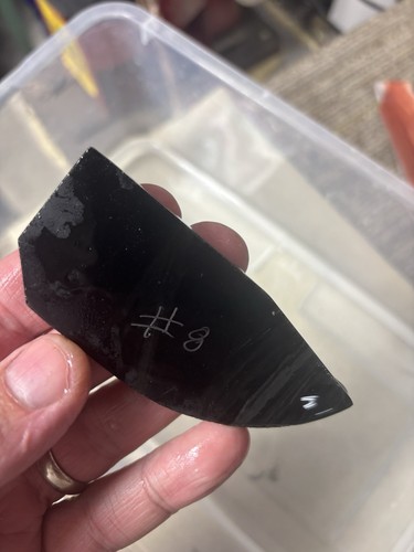 Grey ghost obsidian flint - grey,