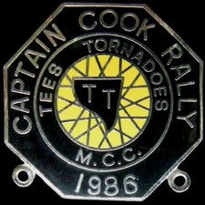 1986 Captain Cook Rally pin