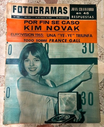 France gall 1965 magazine - france,