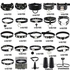 Gothic Punk Black Neckband