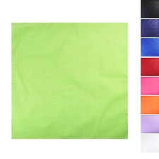 SOLID PLAIN BANDANA - 100%