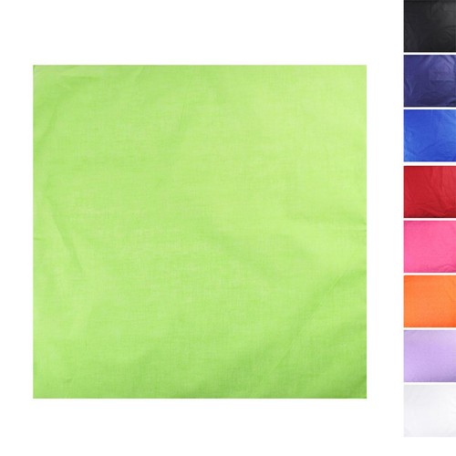 Solid plain bandana 100 - solid,