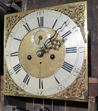Antique Longcase Clock Brass