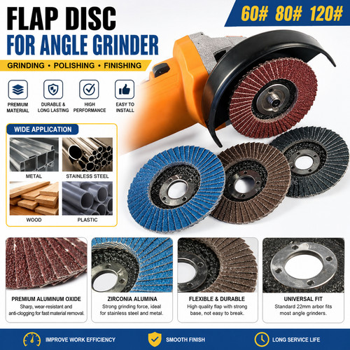 75mm inch flap discs - 75mm, 3