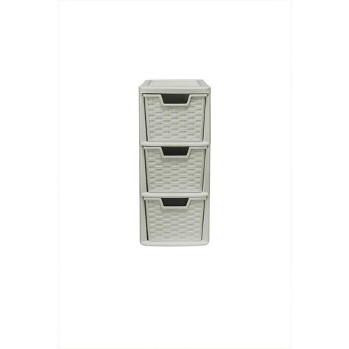 Drawer medium rattan - drawer, tower