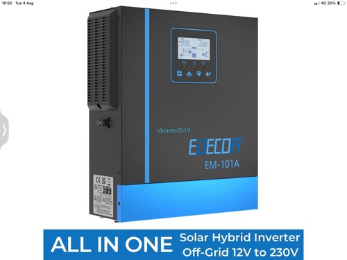 Caravan hybrid inverter - inverter, mppt
