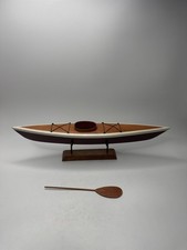 Kayak Wood Display Canoe Model