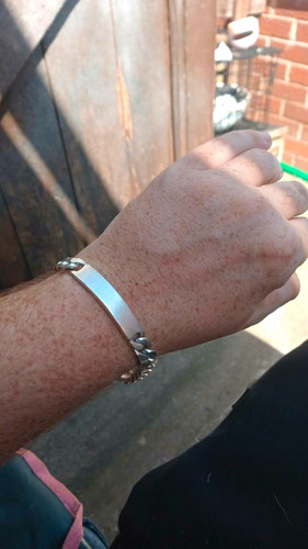 Silver 925 curb link - silver,