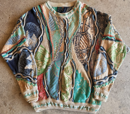 Vtg 90s coogi australia - australia, 3d