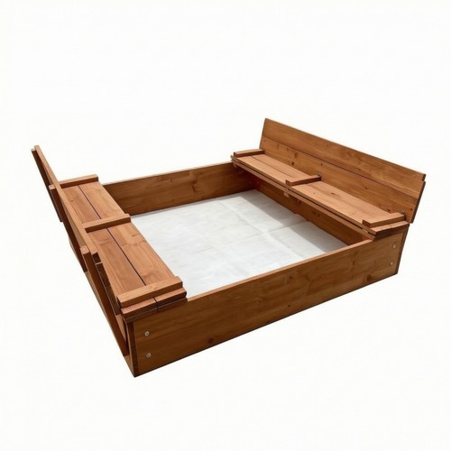 Wooden sandpit outdoor - sandpit,