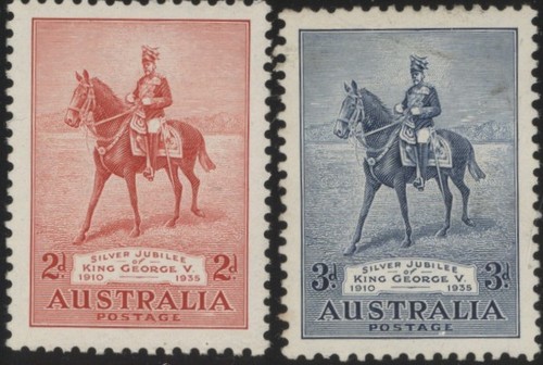 Australia 1935 silver jubilee - australia,