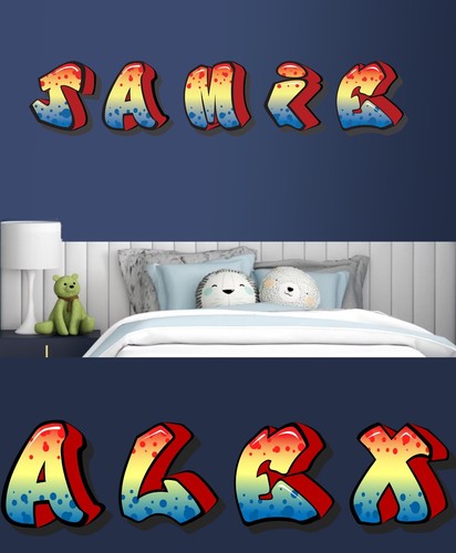 Personalised graffiti nursery - personalised,