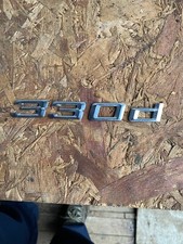 BMW E46 3 Series Saloon Estate Coupe Convertible 330d Boot Badge (17) +