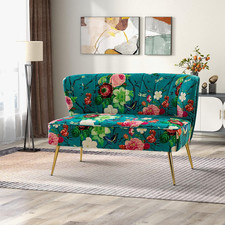 Loveseat Retro Floral 2 Seater