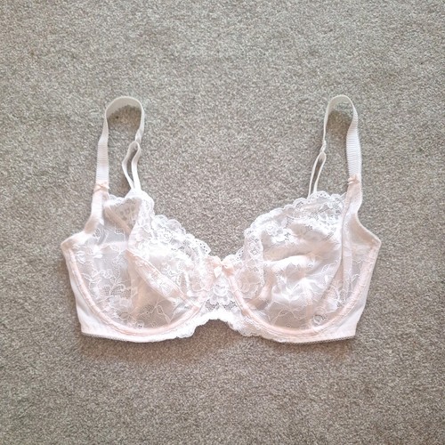 Size 36f white pink - size, lace