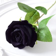 50 Pcs Velvet Rose Artificial
