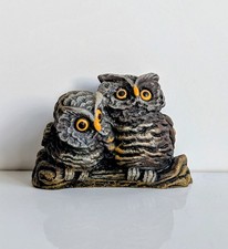 Pair of Owl Figurines –