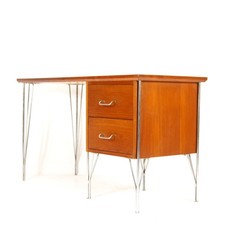 Retro Vintage Danish Teak Heinrich Roepstorff Writing Office Desk 50s 60s 70s