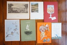 Misc Shipping Ship Menu x7 Colombie Reina Del Mar Arcadia Sea Princess Oronsay