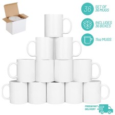 36 x Sublimation Mugs 11oz