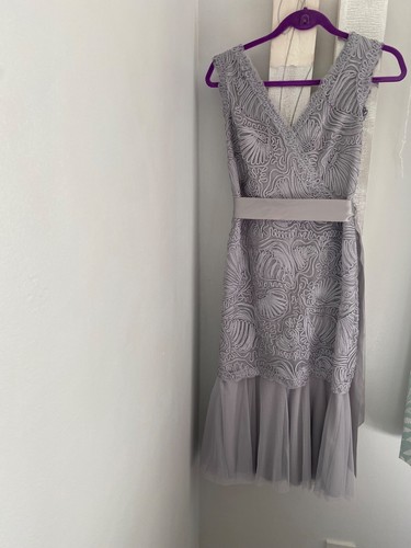 Vintage silver grey dress