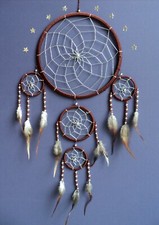 LARGE DREAM CATCHER BROWN