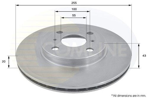Brake disc front - disc,