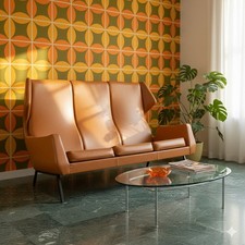 Vintage Sofa Foam Leatherette