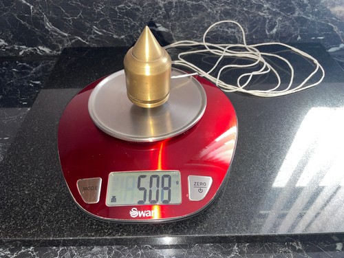 Vintage solid brass plumb bob - vintage,