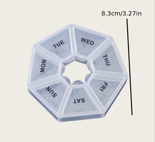 Pill tablet box medicine 7 - pill,