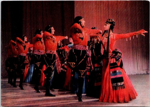 Russian dancers georgian smile - georgian,