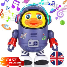 Baby Montessori Electric Space Duck Music Moving Walking Dancing Interactive Toy