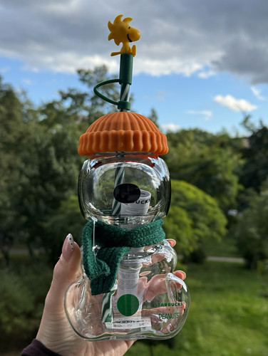 Starbucks peanuts snoopy clear - peanuts,