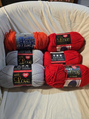 Lot red heart with love - lot,