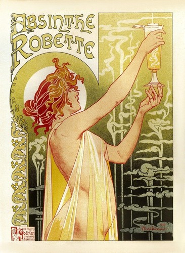 Vintage drink poster - vintage, absinthe