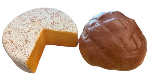 Faux fake food - faux, round