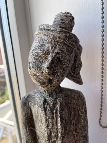 African tribal woman statue - tribal,
