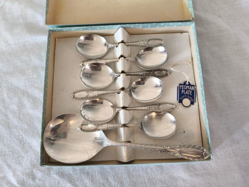 Vintage spoons silver plated - spoons,