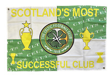 CELTIC SCOTLANDS MOST SUCCESFULL FOOTBALL CLUB FLAG 3x2FT FREE UK 48HR POST