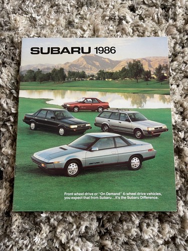 1986 subaru coupe sedan wagon - coupe,