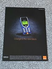 Rare Vintage UK Magazine Advert Picture Nokia 8210e Mobile Cell Phone Ad