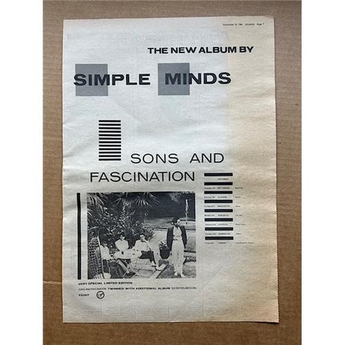 Simple minds sons and - minds,