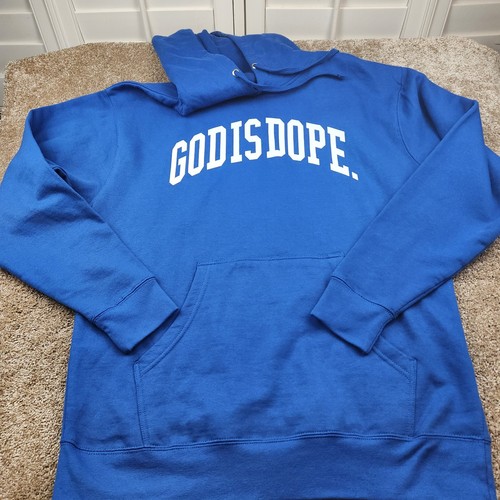 God dope hoodie mens large - god,