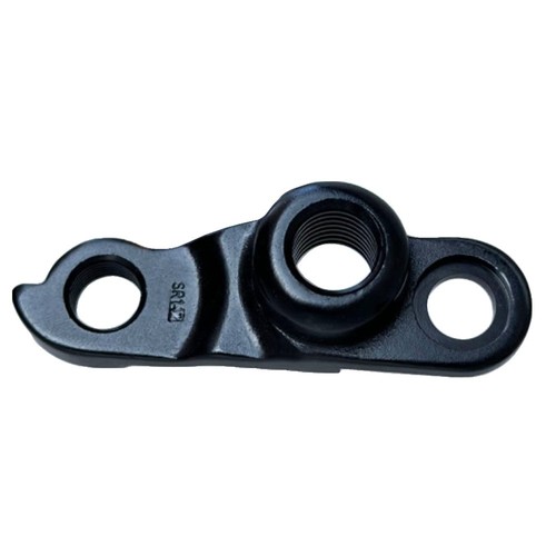 Black aluminum rear - aluminum,